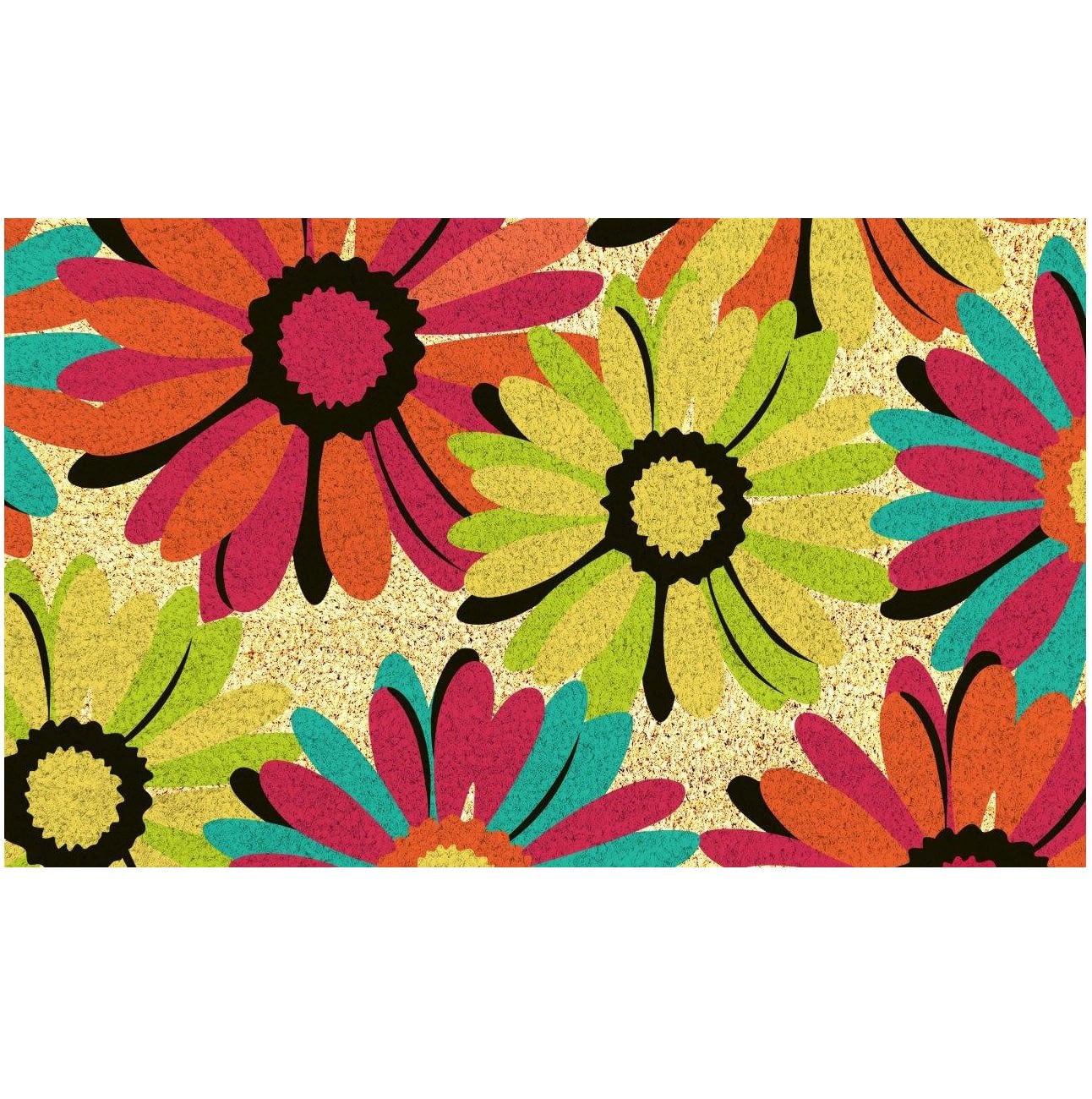 Multicolor Floral Doormat